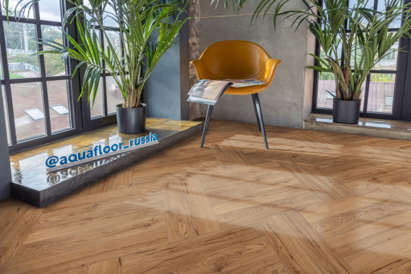 Кварцвиниловый ламинат Aquafloor Space Parquet Light AF4501PQL